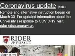 Sites similar to rider.edu