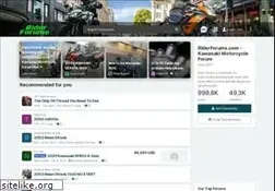 Sites similar to riderforums.com