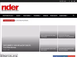 Sites similar to ridermagazine.com
