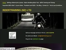 Sites similar to ridertraining.co.nz