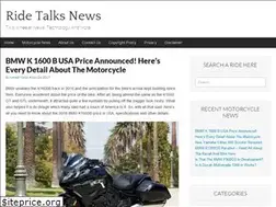 Sites similar to ridetalks.com