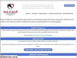Sites similar to ridetowalk.org