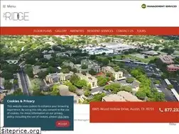 Sites similar to ridgeapthomes.com