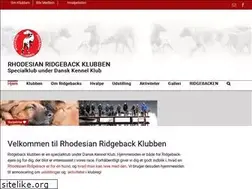 Sites similar to ridgebackklub.dk