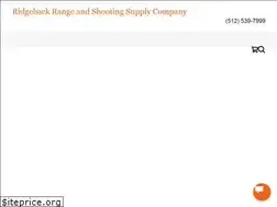 Sites similar to ridgebackrange.com