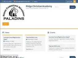 Sites similar to ridgechristian.info