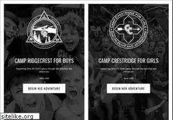 Sites similar to ridgecrestcamps.com