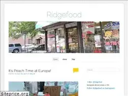 Sites similar to ridgefood.com