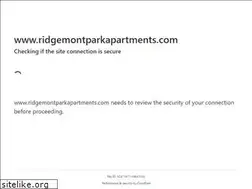 Sites similar to ridgemontparkapartments.com
