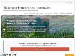 Sites similar to ridgemoorhoa.com