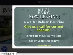 Sites similar to ridgeparc.com