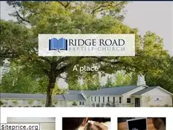 Sites similar to ridgeroadbaptist.org