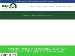 Sites similar to ridgeviewinstitute.com