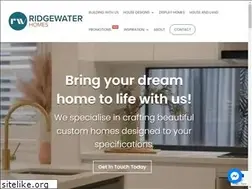 Sites similar to ridgewaterhomes.com.au