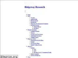 Sites similar to ridgewayresearch.co.uk