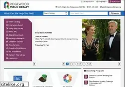 Sites similar to ridgewoodlibrary.org