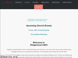 Sites similar to ridgewoodumc.org