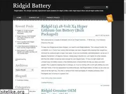 Sites similar to ridgidbattery.com