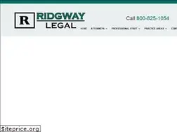 Sites similar to ridgwaylegal.com