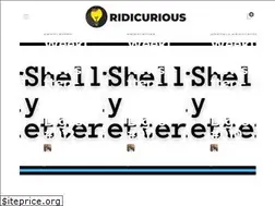 Sites similar to ridicurious.com