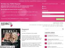 Sites similar to ridikulmagazin.hu
