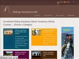 Sites similar to riding-vacations.info