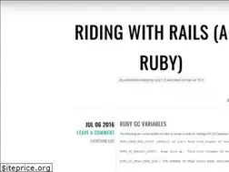Sites similar to ridingwithrails.wordpress.com
