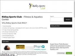Sites similar to ridleysportsclub.com