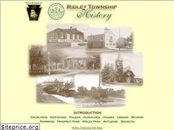 Sites similar to ridleytownshiphistory.com