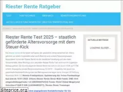 Sites similar to riester-renten-vergleich.de