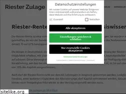 Sites similar to riester-zulage.net