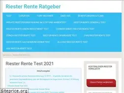 Sites similar to riesterrente-testbericht.de