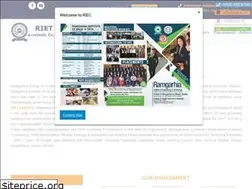 Sites similar to riet.ac.in