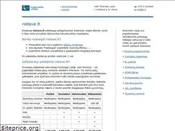 Sites similar to rietave.lt
