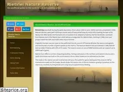 Sites similar to rietvlei-reserve.co.za