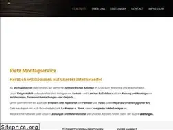 Sites similar to rietz-montagearbeiten.de
