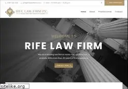 Sites similar to rifelawfirm.com