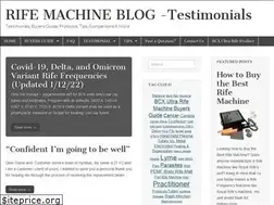 Sites similar to rifemachineblog.net