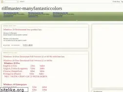 Sites similar to riffmaster-manyfantasticcolors.blogspot.com