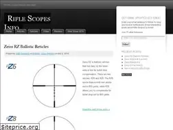 Sites similar to riflescopesinfo.wordpress.com