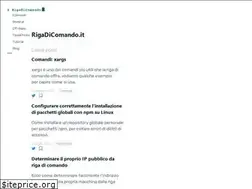 Sites similar to rigadicomando.it