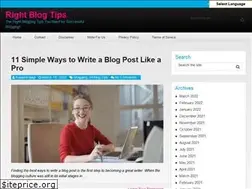 Sites similar to rightblogtips.com