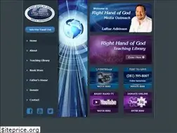 Sites similar to righthandofgod.com