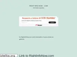 Sites similar to rightinfonow.com