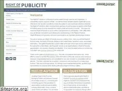 Sites similar to rightofpublicity.com