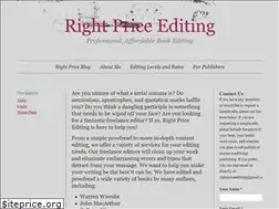 Sites similar to rightpriceediting.com