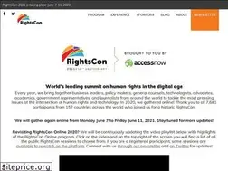 Sites similar to rightscon.org