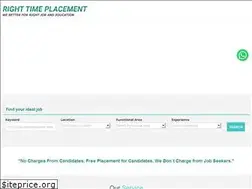 Sites similar to righttimeplacement.com
