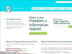 Sites similar to righttoknow.org.au