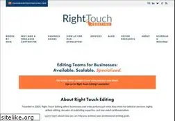 Sites similar to righttouchediting.com